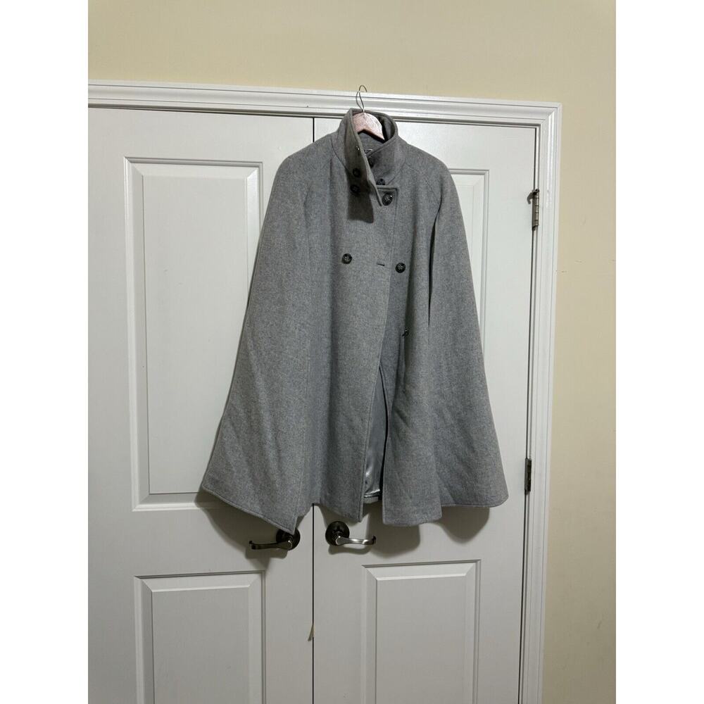 Calvin Klein grey Wool Cape L/XL